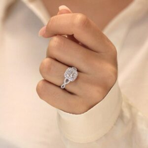 Royal Halo Diamond Ring