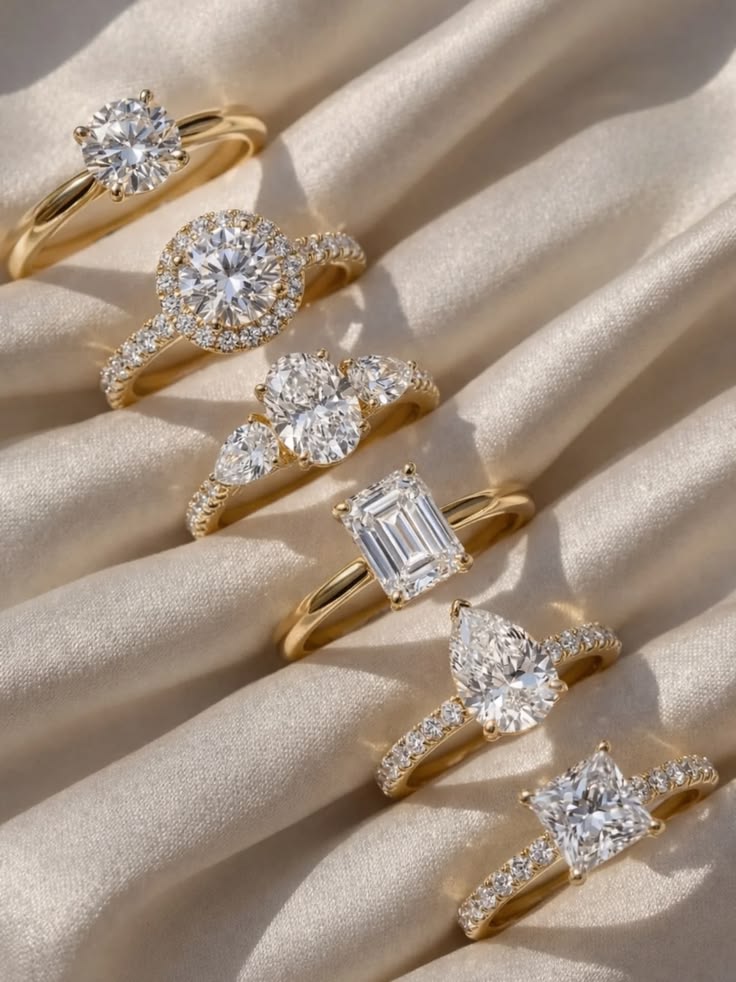 Every diamond tells a story ✨__From classic cuts…