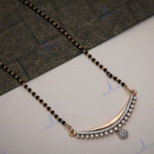 Grace Curve Diamond Mangalsutra