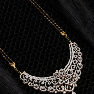 Royal Filigree Diamond Mangalsutra
