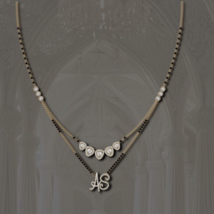 Celestial Initial Diamond Mangalsutra