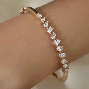 Celeste Diamond Cuff Bracelet