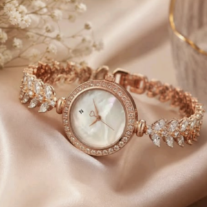 Luxe Blossom Rose Gold Watch